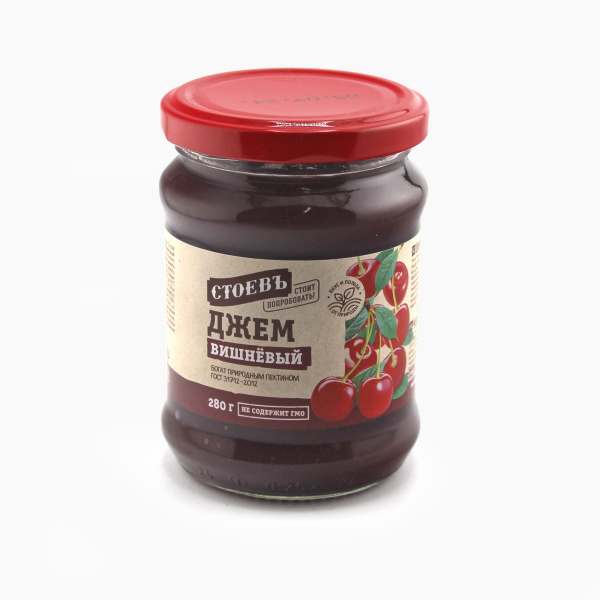 Джем СТОЕВЪ вишневый 280 гр ст/б